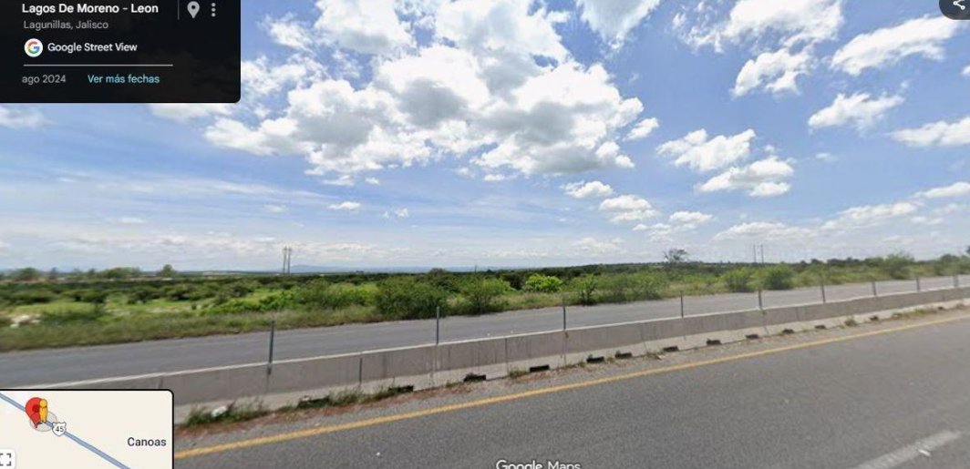 Venta de Terreno Carretera Lagos de Moreno, Jal. a Leon Gto. /cerca de Villa Ecologica Los Nardos.