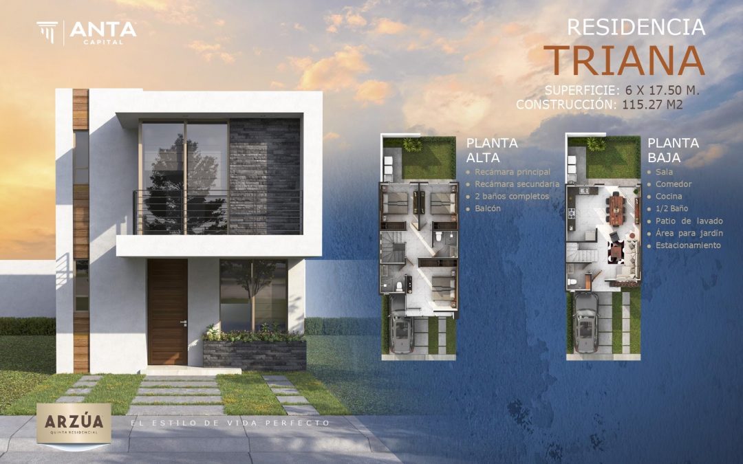 38VENTA CASA EN FRACCIONAMIENTO ARZÚA MODELO “TRIANA” QUINTA RESIDENCIAL