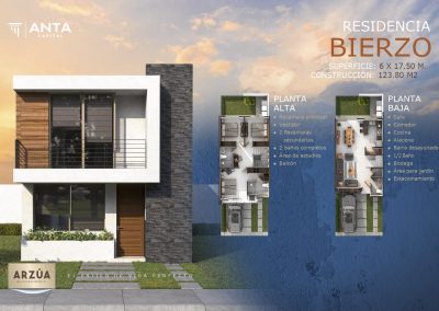 VENTA CASA EN FRACCIONAMIENTO ARZÚA MODELO “BIERZO” QUINTA RESIDENCIAL