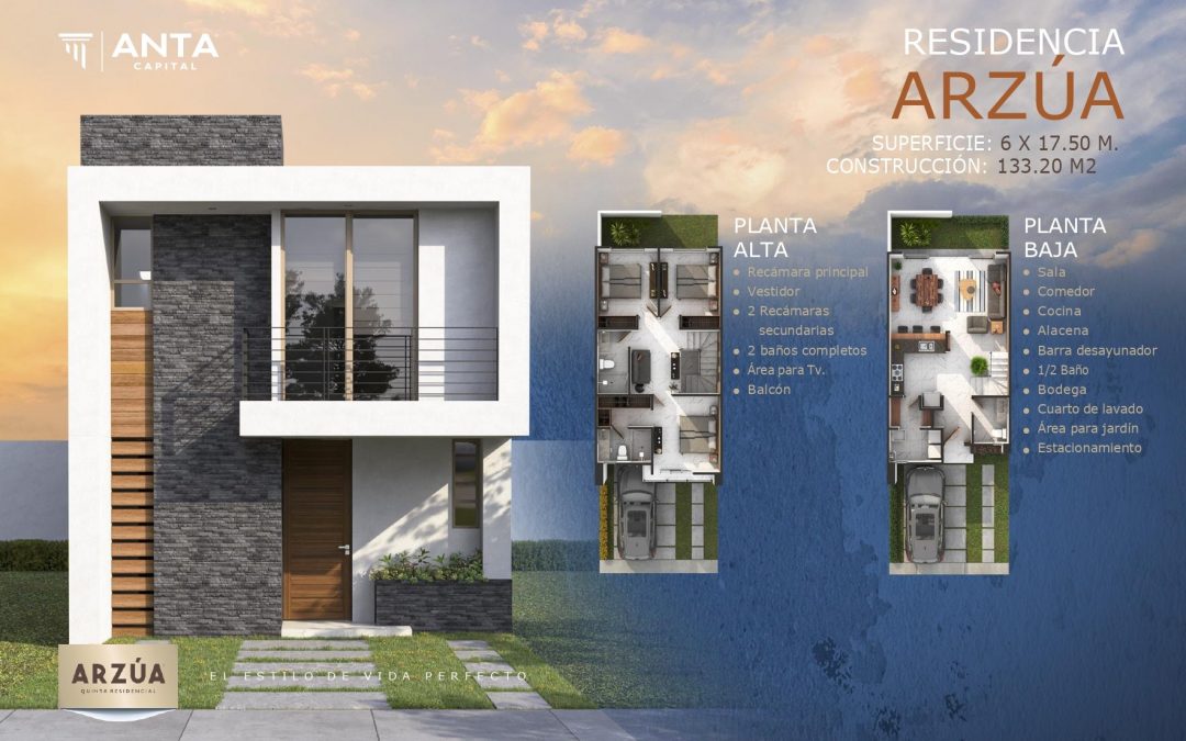 36VENTA ARZÚA CASA EN FRACCIONAMIENTO ARZÚA MODELO “ARZÚA” QUINTA RESIDENCIAL