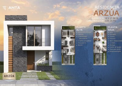 VENTA ARZÚA CASA EN FRACCIONAMIENTO ARZÚA MODELO “ARZÚA” QUINTA RESIDENCIAL